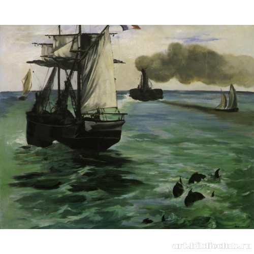 Корабль в море