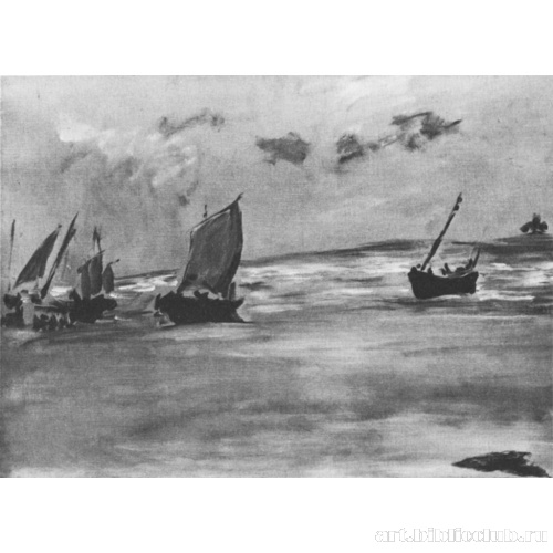 Берег близ Берк-сюр-Мер в отлив