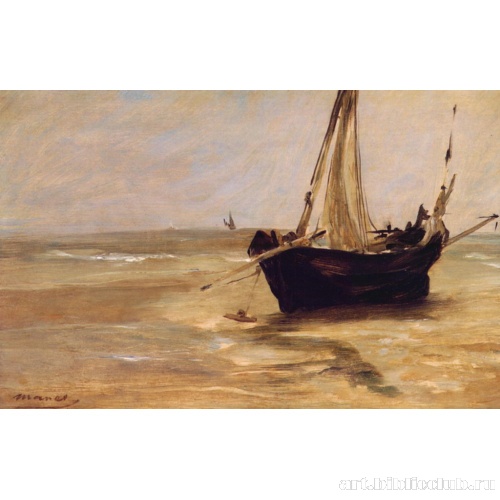 Рыбачья лодка на берегу близ Берка