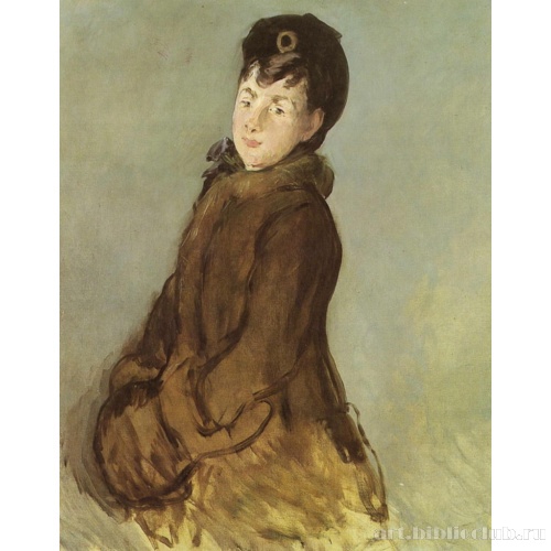 Изабель Лемонье с муфтой