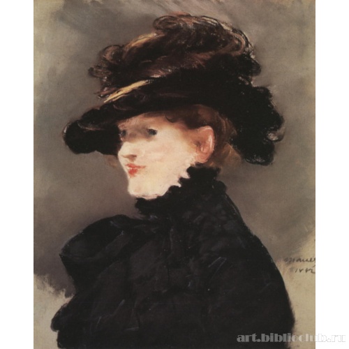 Мери Лоран в черной шляпе