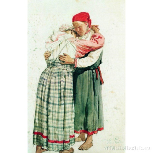Две женские фигуры (Обнимающиеся крестьянки)