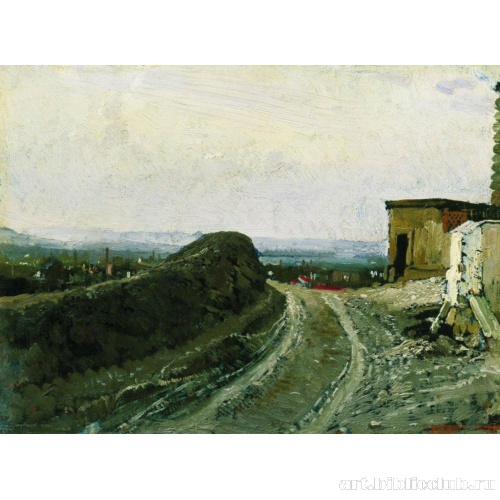 Дорога на Монмартр в Париже