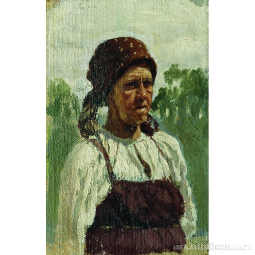 Старуха. Этюд к картине 