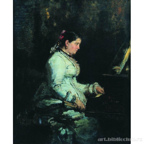 У рояля. Портрет С. В. Тарновской