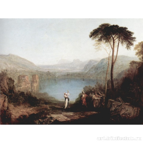 Авернское озеро: Эней и Кумская сивилла