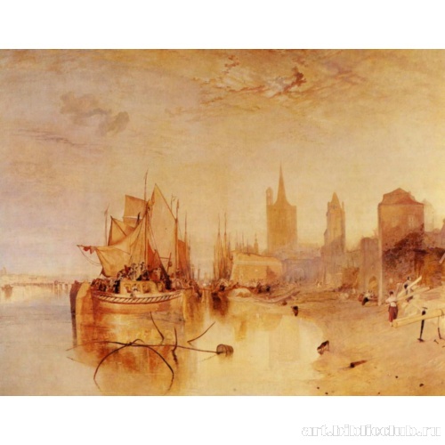 Кельн, прибытие почтового судна