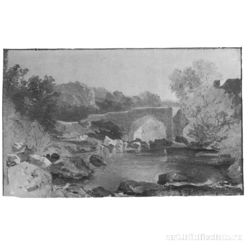 Мост в Девоншире с сельским домом