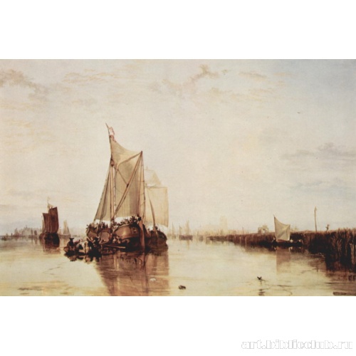 Почтовое судно из Роттердама в штиль