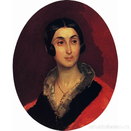 Портрет Е. И. Тон, жены художника К. А. Тона