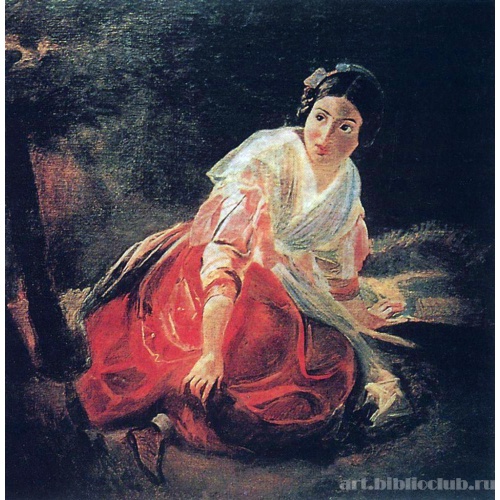 Девушка в лесу