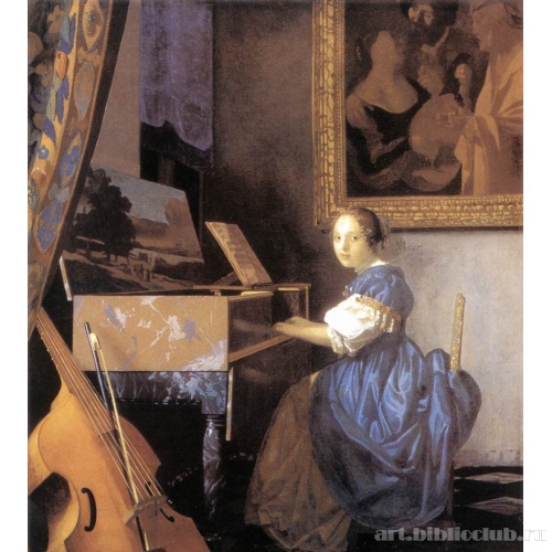 Дама, сидящая за вирджиналом
