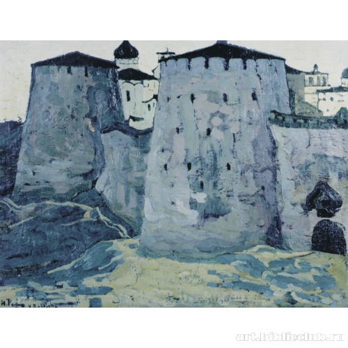 Изборск. Башни. Городские стены