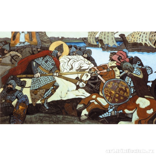 Александр Невский поражает ярла Биргера