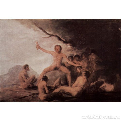 Цикл картин «Ужасы войны». Расчленение трупа иезуита Бребефа