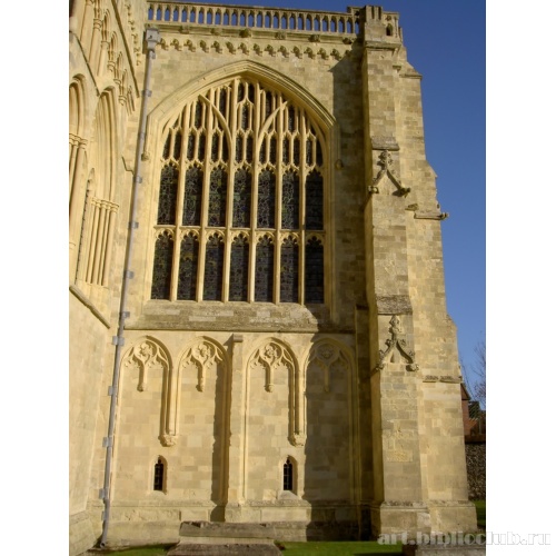 Винчестер. Готические окна Винчестерского собора