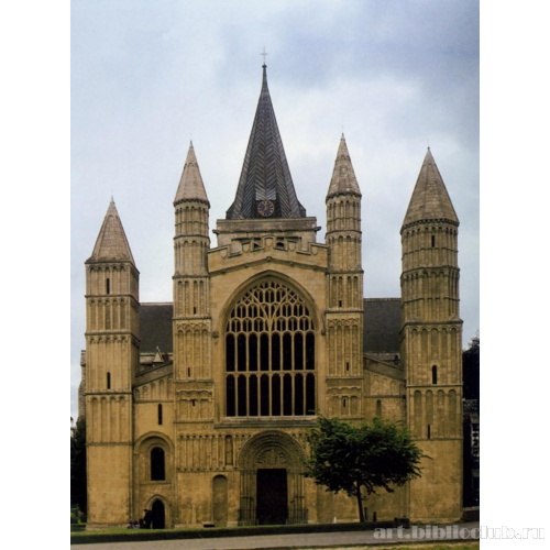 Рочестерский собор. Западный фасад. Центральное окно