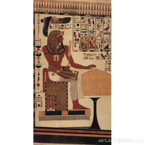 Копия фрески из усыпальницы Сета I