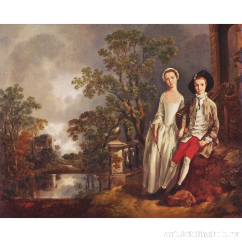 Портрет Хенеджа Ллойда с сестрой