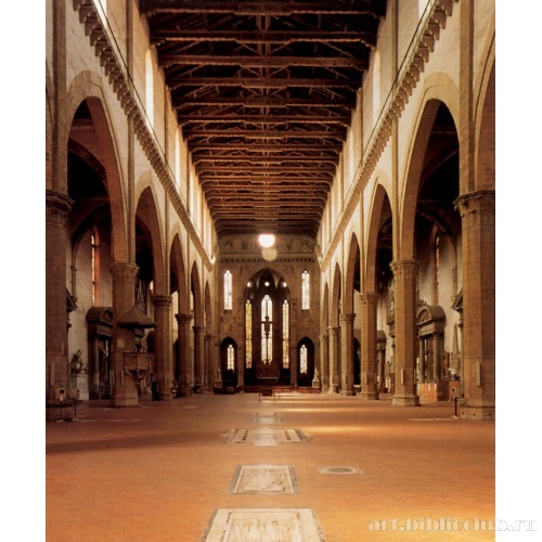 Базилика Санта Кроче. Интерьер