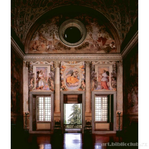 Вилла Медичи в Поджо-а-Кайано. Большая зала Льва 10 c фресками