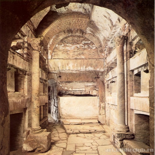 Катакомбы Сан Каллисто. Крипта пап