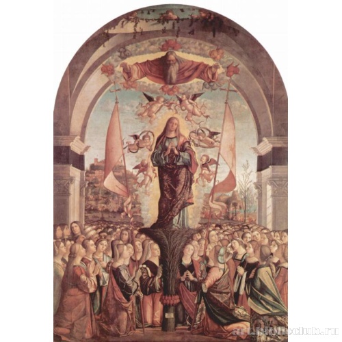 Цикл картин к житию св. Урсулы, прославление св. Урсулы