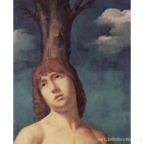 Св. Себастьян. Деталь: голова святого