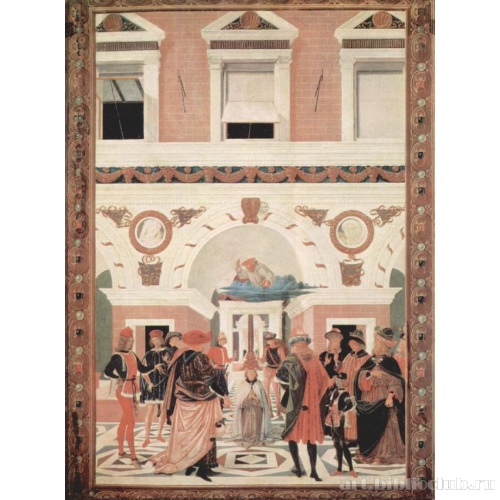 Цикл «Чудесные дела св. Бернарда». Исцеление слепоглухонемого Риккардо Микуцьо далль' Аквила