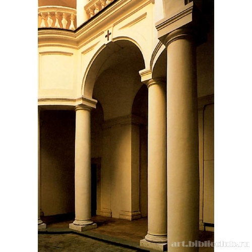 Церковь Сан Карло алле куатро фонтане. Двор