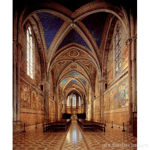 Церковь Св. Франциска. Верхняя церковь. Интерьер