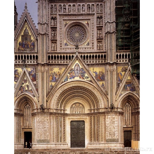 Собор в Орвьето. Фасад