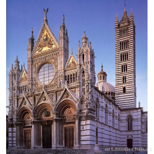 Собор в Сиене. Фасад