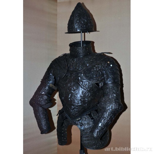 Полудоспех из малого гарнитура Фраческо I Медичи и шлем-цукотто