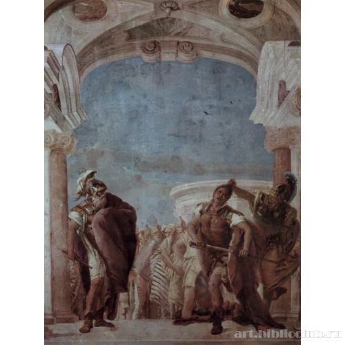 Руджеро освобождает обнаженную Анжелику