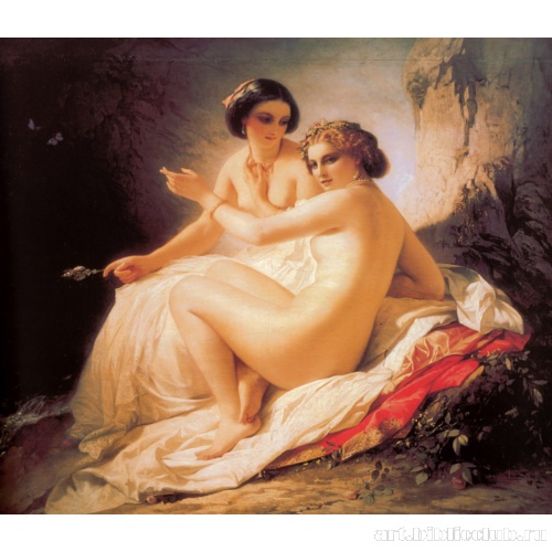 Две девушки в гроте