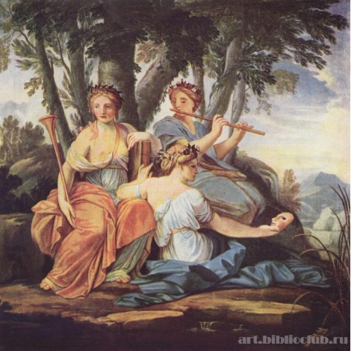 Музы Клио, Эвтерпа и Талия