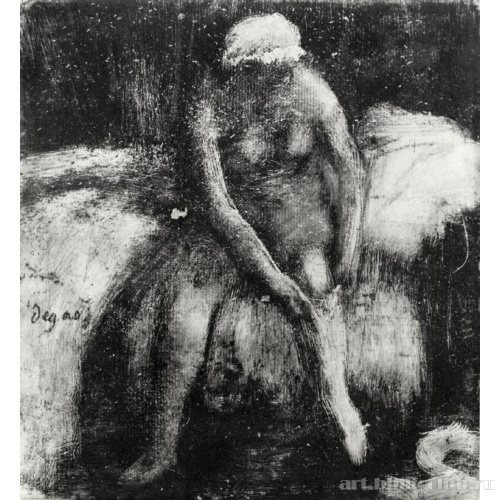 Вставание (Сидящая женщина,  натягивающая чулок)