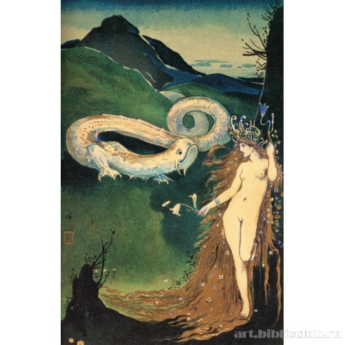 Червь: фронтиспис журнала «Дайал»