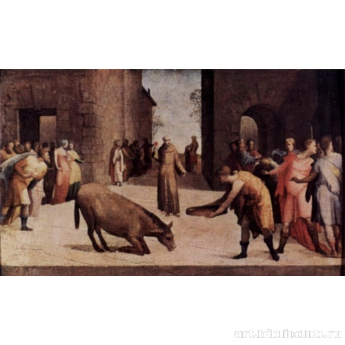 Св. Антоний Падуанский и чудо с ослом