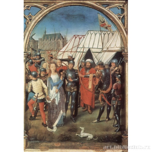 Ларь с мощами св. Урсулы. Мученичество св. Урсулы