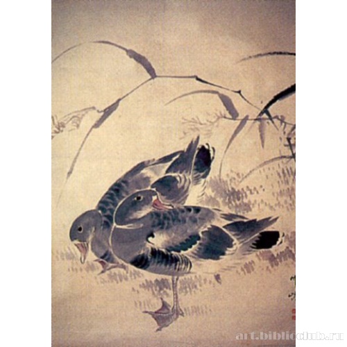 Две утки. Деталь