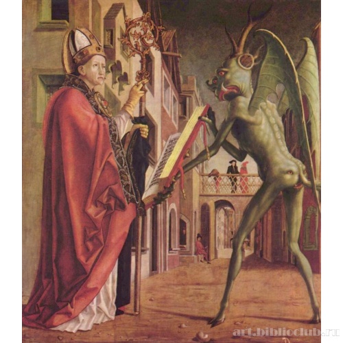 Алтарь отцов церкви: св. Вольфганг и дьявол