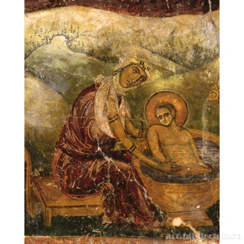 Рождество. Омовение Младенца