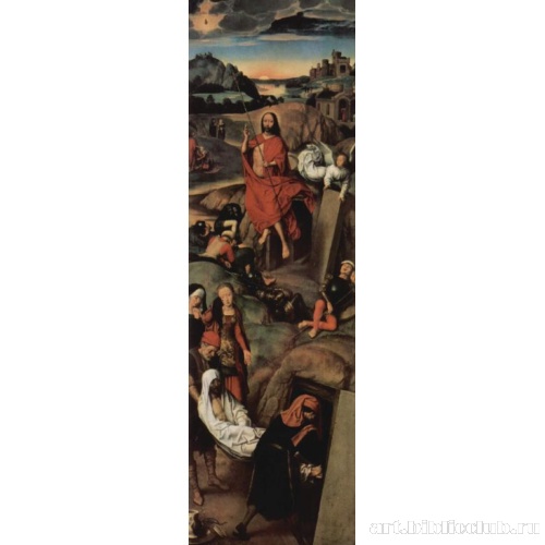 Алтарный триптих церкви Святой Марии в Любеке, правая створка. Вознесение