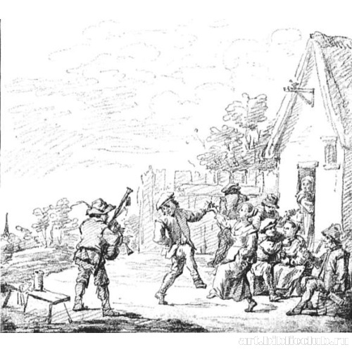 Пляска крестьян перед гостиницей