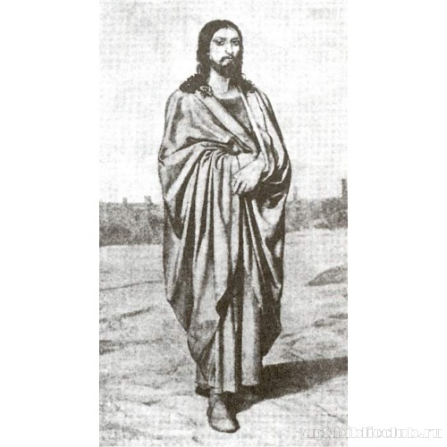 Эскиз Христа для «Явления Христа Народу»