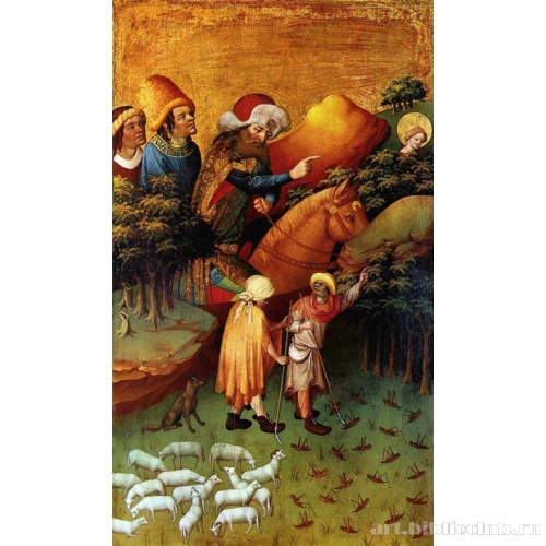 Алтарь св. Варвары: Чудо с саранчей