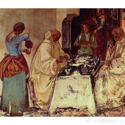 Крестный ход в монастыре. Из жизни св. Бенедикта