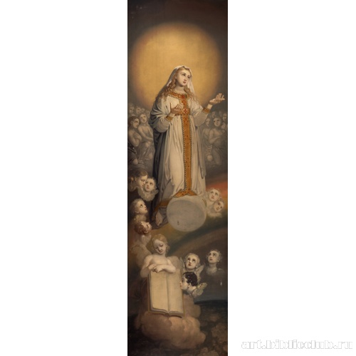 Богоматерь в окружении ангелов